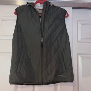 Quilted Sherpa lined vest